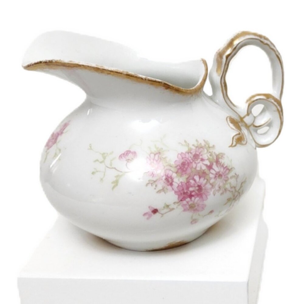 Antique CH Field Haviland Limoges GDA France Porcelain Cream Pitcher